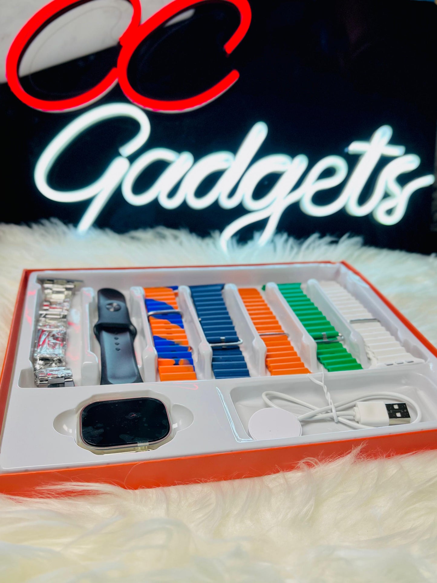 Y20 Ultra Smart Watch โ 7 Straps & Sports Edition