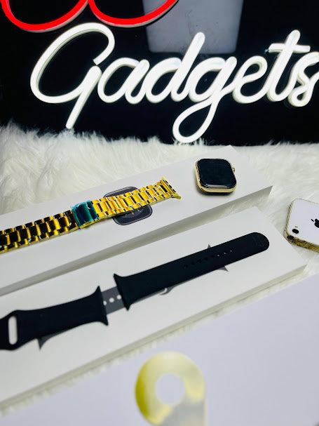 Series 9 Stainless Steel (2 Straps) GOLDEN EDITION