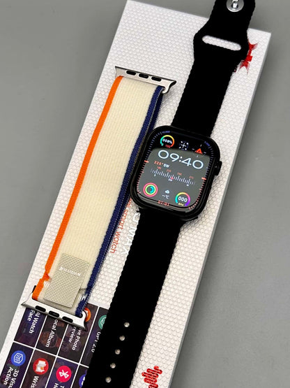 HK10 Pro Max Smart Watch – AMOLED Display | Stainless Titanium