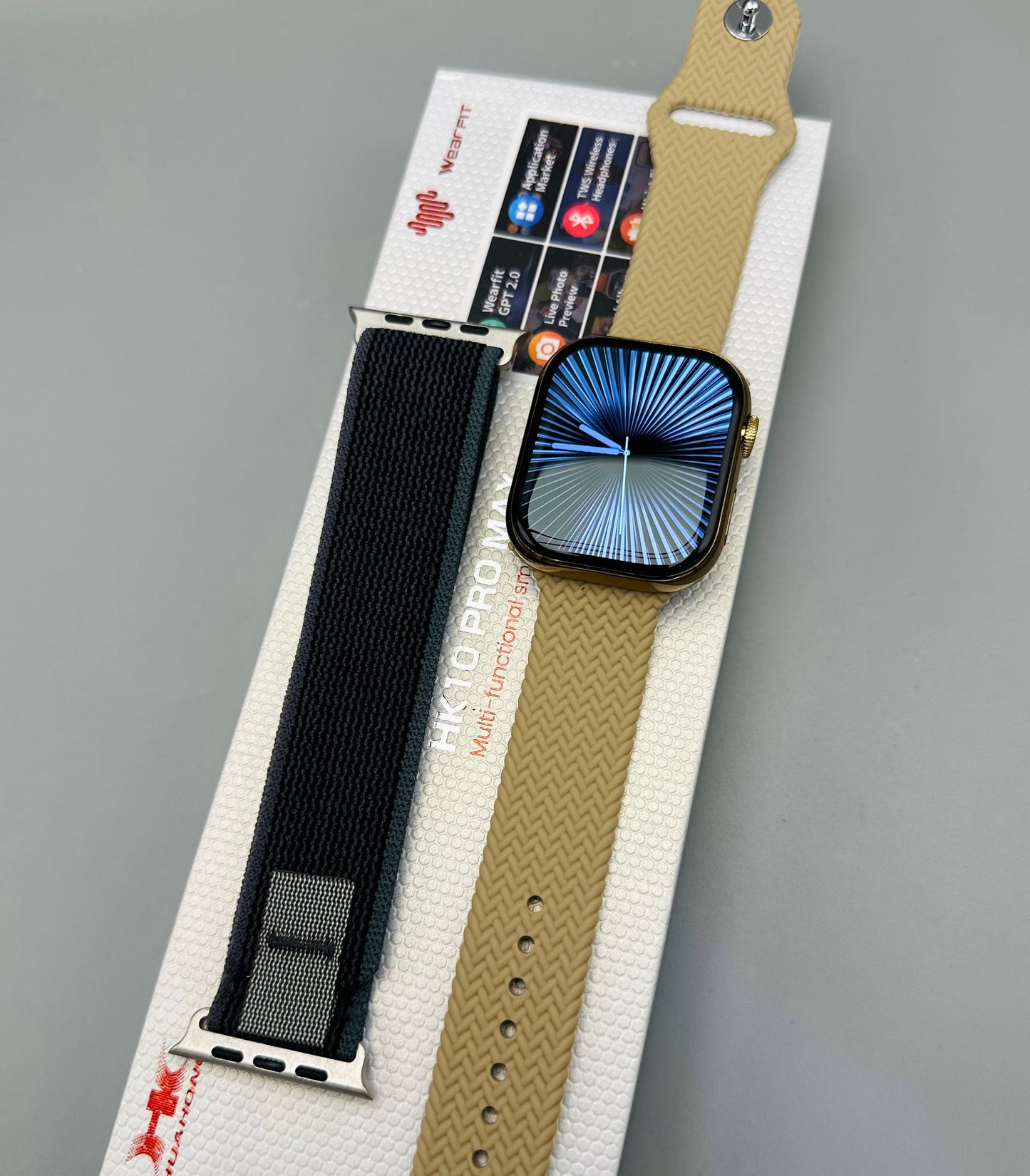 HK10 Pro Max  Smart Watch Stainless Titanium