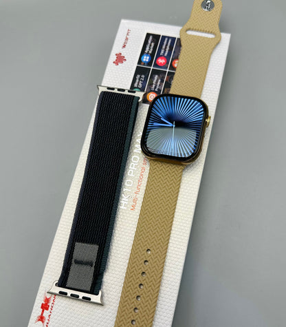 HK10 Pro Max Smart Watch – AMOLED Display | Stainless Titanium