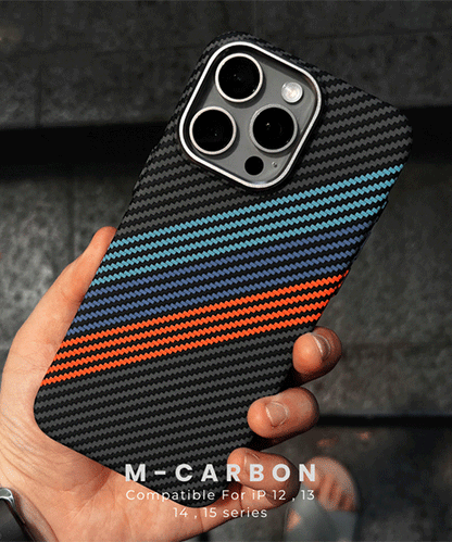 The M-Carbon Black Case – Premium Carbon Fiber iPhone Protection