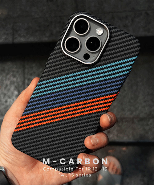 The M-Carbon Black Case – Premium Carbon Fiber iPhone Protection