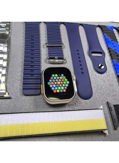 Laxasfit Ultra Smart Watch With 7 Straps