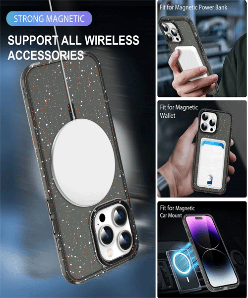 Splash Ink Matte MagSafe Case – Artistic iPhone Protection