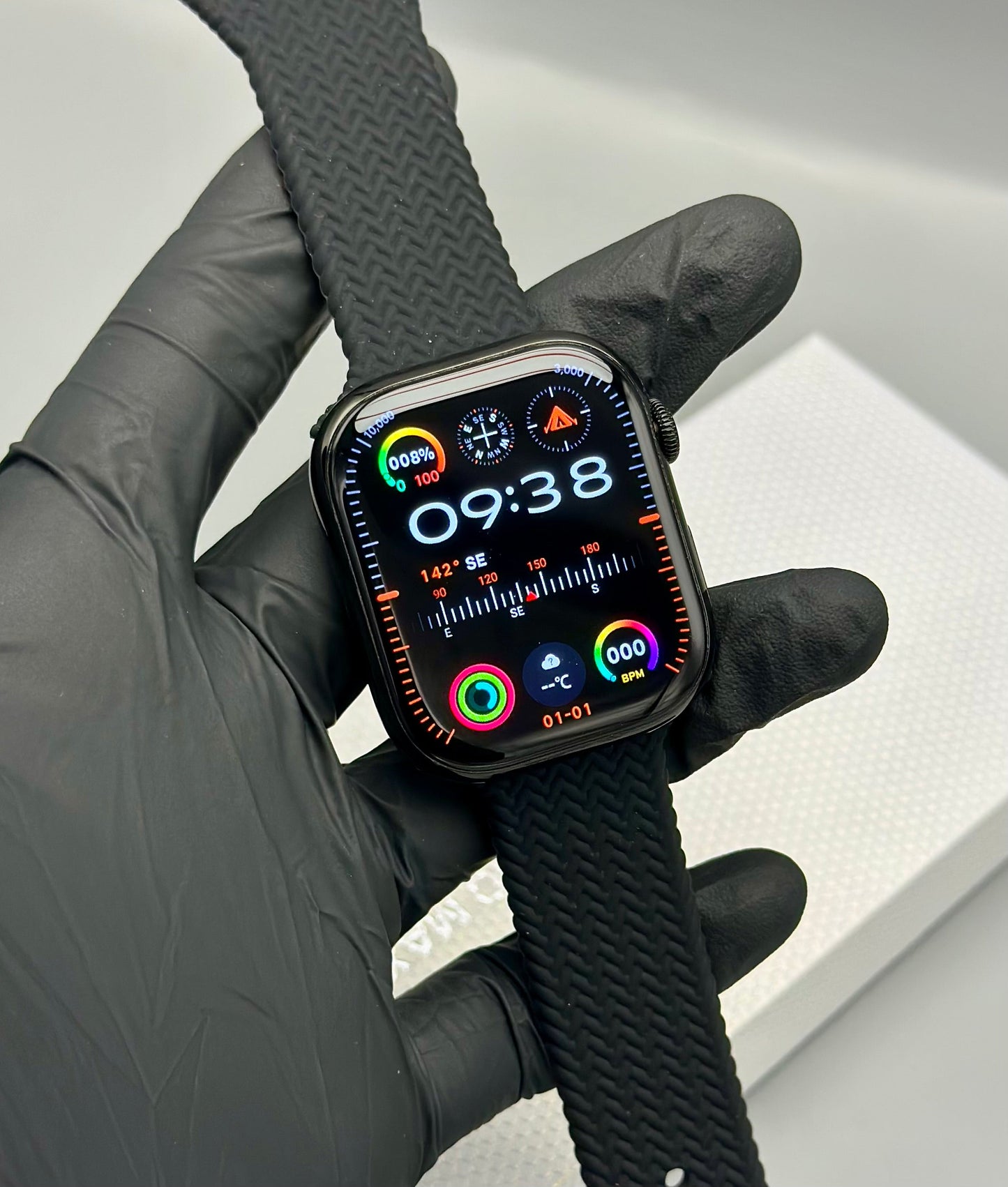 HK10 Pro Max  Smart Watch Stainless Titanium
