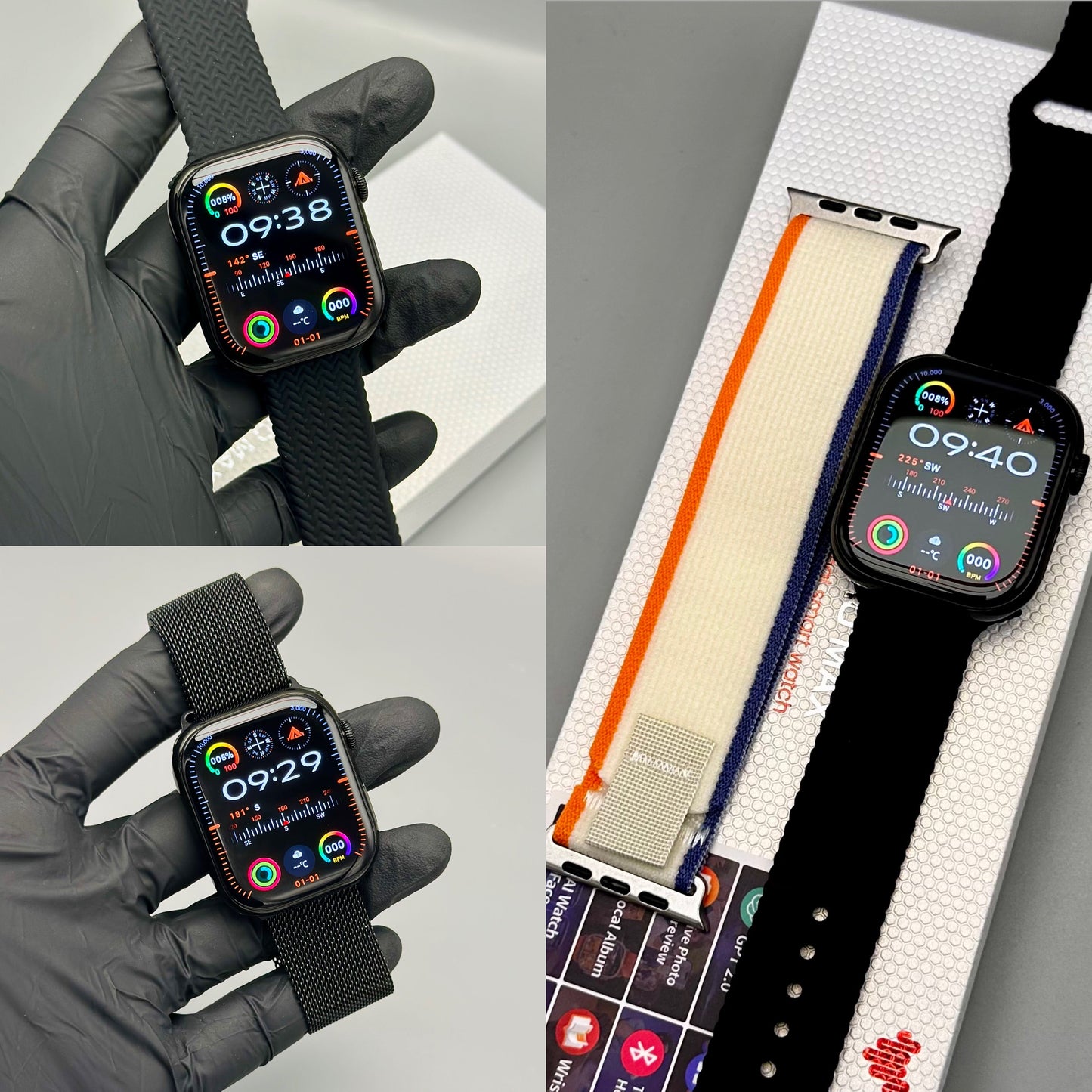 HK10 Pro Max  Smart Watch Stainless Titanium