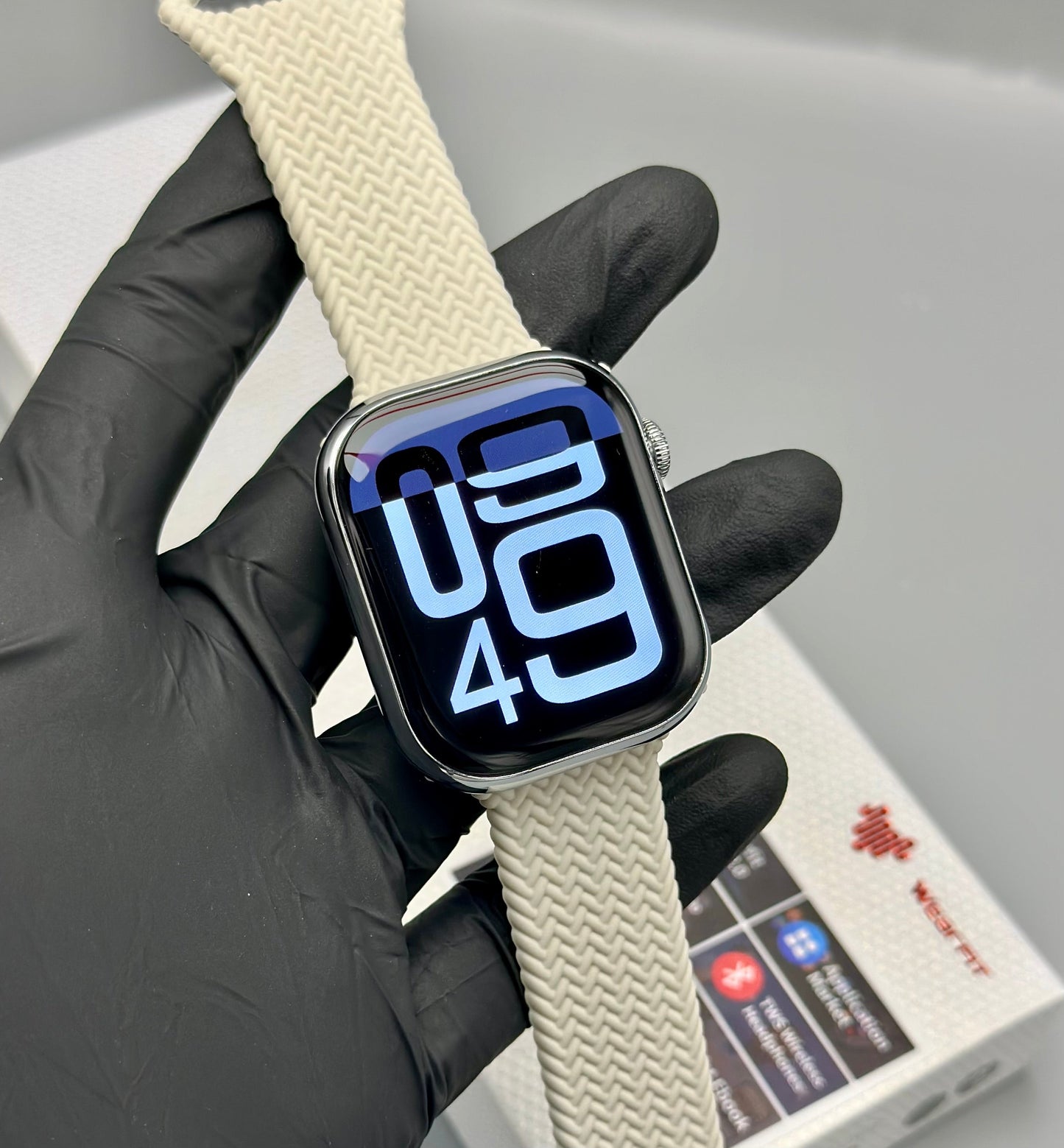 HK10 Pro Max  Smart Watch Stainless Titanium