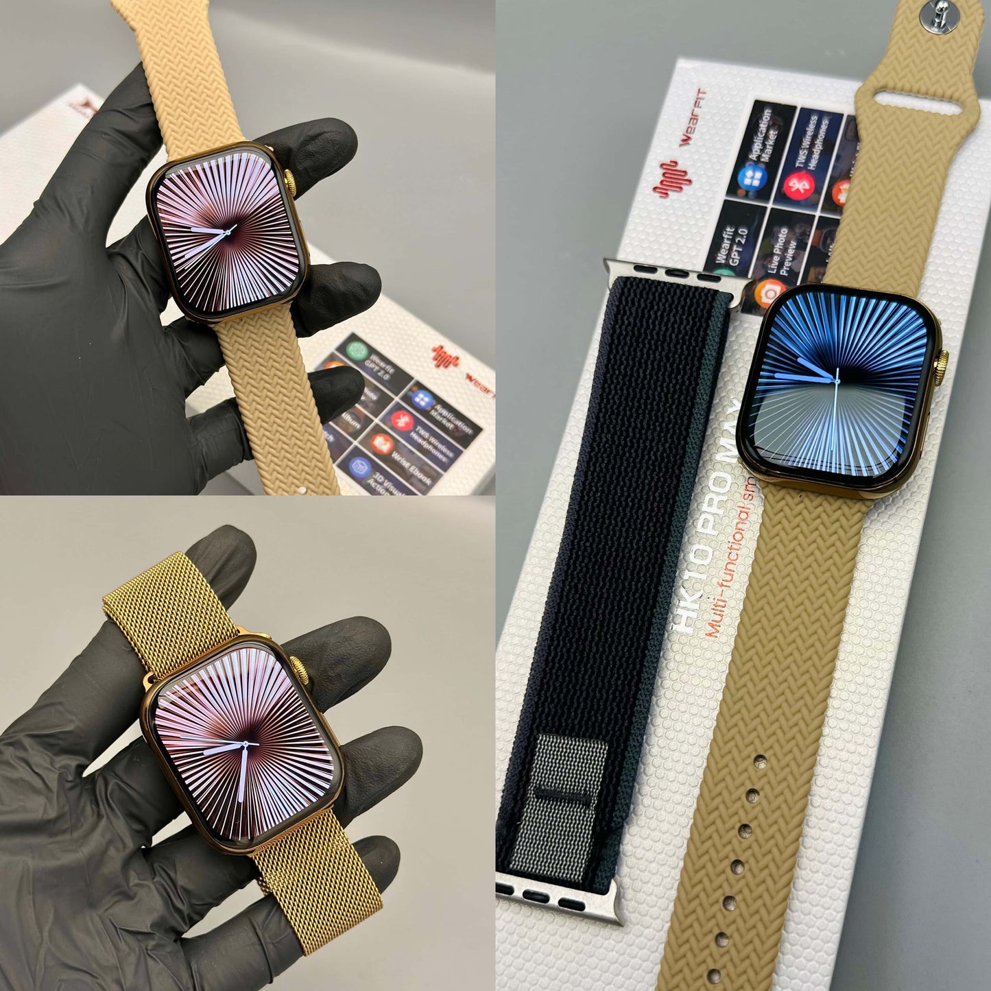 HK10 Pro Max  Smart Watch Stainless Titanium