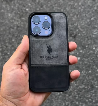 Polo Suede Leather Case – Luxury iPhone Cover with Premium Protection