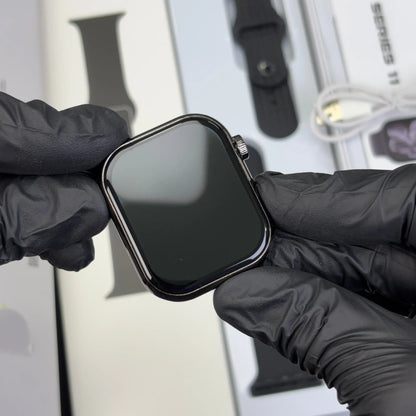 Series 11 Apple Edition Smartwatch – AMOLED Display + 2 Bonus Straps