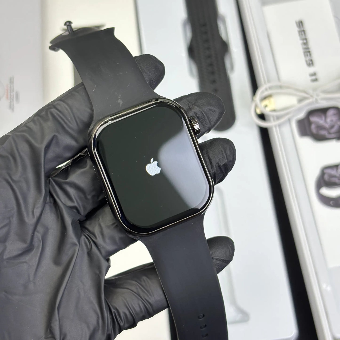 Series 11 Apple Edition Smartwatch – AMOLED Display + 2 Bonus Straps