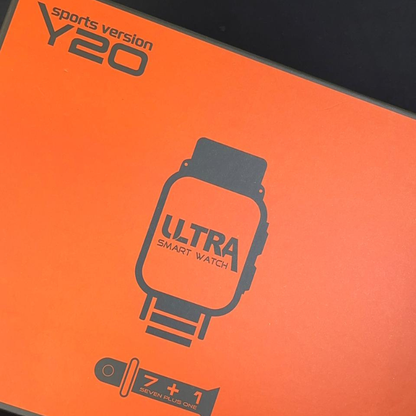 Y20 Ultra Smart Watch – 7 Straps & Sports Edition
