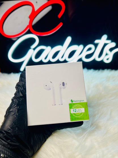 AirPods 2 White – H1 Chip, Voice Siri & Long Battery