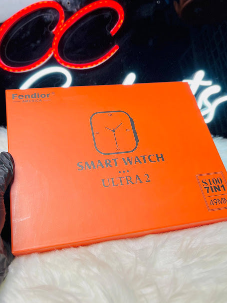 S100 Fendior Smart Watch – 7 Straps, Fitness & Health Tracker