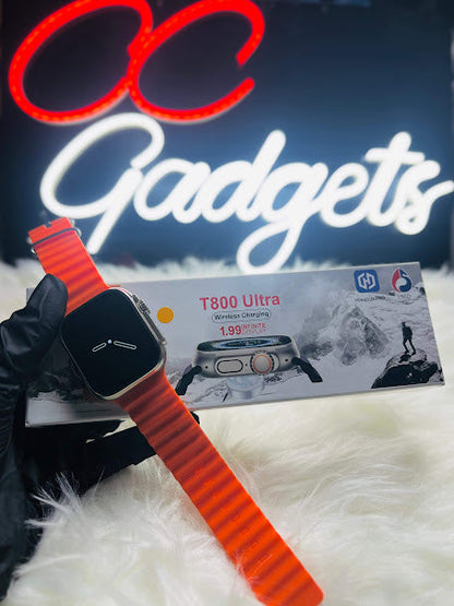 T800 Ultra Smart Watch – Bluetooth Calls & HD Display