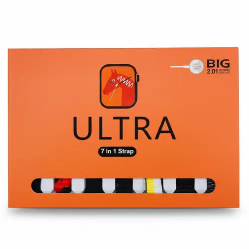 Ultra Smart Watch With 7 Straps